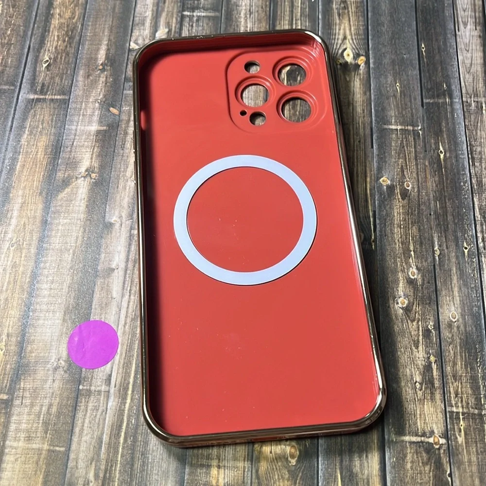 5for$10 Pink Red Cheetah Patterned Rose Gold IPhone 13 Pro Max Phone Case